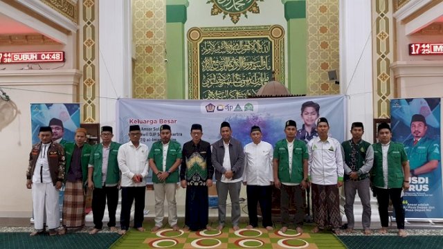 Ansor Sulsel, DJP Sulselbartra dan Santri Ponpes Al Imam Ashim Doa Bersama untuk Kesembuhan David