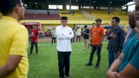 Taufan Pawe Tinjau Kesiapan Stadion Gelora BJ Habibie Jelang Laga Puncak PSM vs Borneo FC