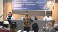 Sahruddin Said Sosialisasikan Perda Baca Tulis Alquran, Ini Pesannya