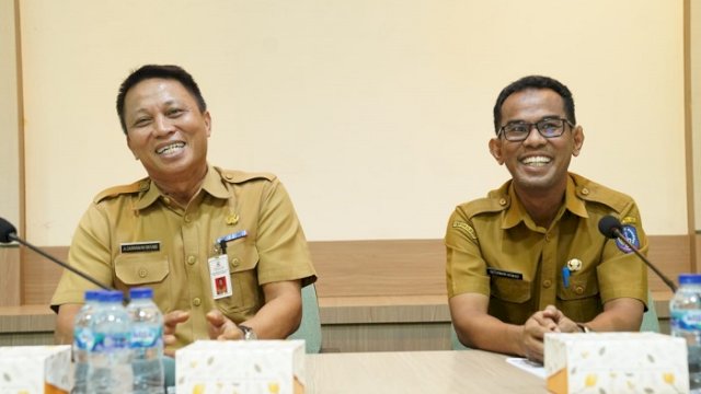 Andi Darmawan – Setiawan Aswad Pisah Sambut Jabatan Kepala Bappelitbangda Sulsel