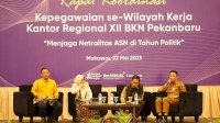 Jadi Pembicara di Rakor, Pj Sekda Sulsel Andi Darmawan Paparkan Terkait Netralitas ASN di Tahun Politik