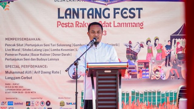 Gubernur Sulsel Buka Pesta Rakyat Adat Lammang di Takalar, Ada Bazar UMKM hingga Pertunjukan Seni Budaya