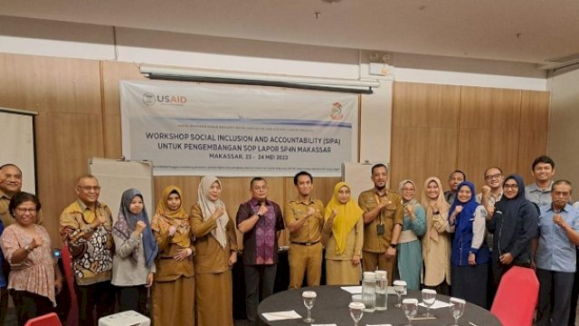 Pemkot-USAID IUWASH TANGGUH Gelar Workshop SIPA Pengembangan SOP Lapor SP4N Kota Makassar
