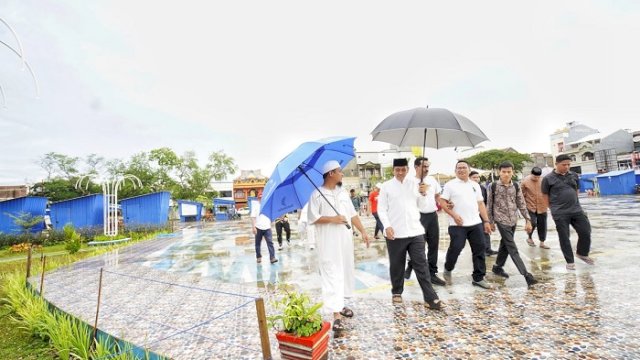 Gubernur Sulsel Andi Sudirman Awali Kegiatan di Wajo dengan Berkunjung ke Taman Callaccu