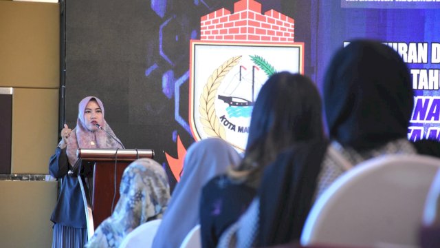 Anggota DPRD Makassar, Fatma Wahyuddin sosialisasikan Perda Pelayanan Kesehatan Gratis, di Hotel ASTON, Jl Sultan Hasanuddin, Minggu (25/6/2023).