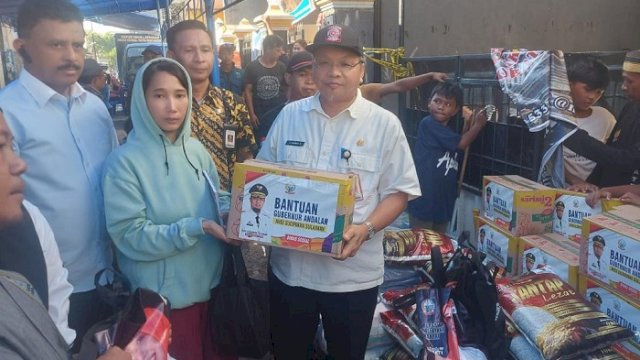 Gubernur Instruksikan Pemenuhan Bantuan Logistik untuk Korban Kebakaran di Andi Djemma Makassar