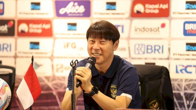 Pelatih timnas Indonesia Shin Tae-yong. (pssi)