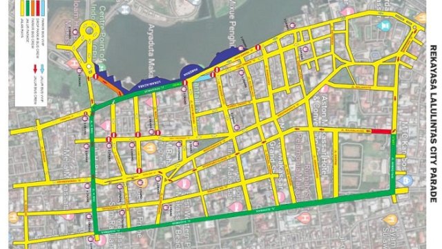 Dishub Makassar Siapkan Rekayasa Lalulintas saat MNEK 2023, Ini Ruas Jalan yang Ditutup