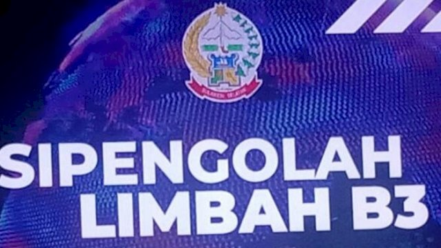SIPENGOLAH LIMBAH B3, Aplikasi DLHK Sulsel yang Siap Bersaing Jadi Top 45