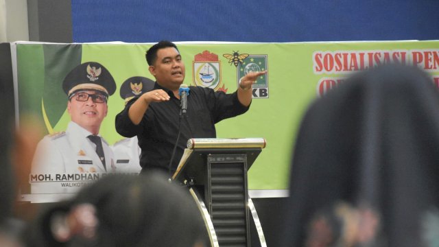 Anggota DPRD Makassar, Imam Musakkar sosialisasikan Perda Pelaksanaan Pengarusutamaan Gender (PUG), di Hotel MaxOne Makassar, Minggu (9/7/2023).