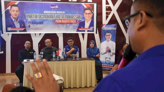 Partai Demokrat Makassar menggandeng Kapolrestabes dan Bawaslu Ciptakan Kamtibmas Kondusif Pemilu 2024.