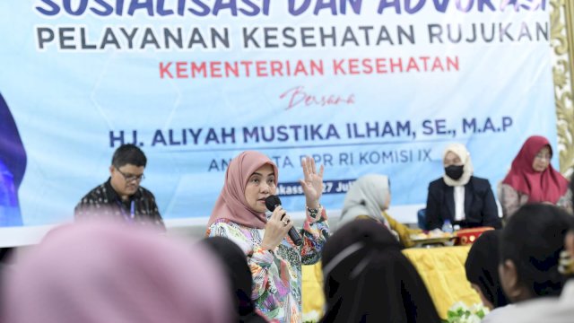 Anggota DPR RI, Aliyah Mustika Ilham sosialisasi Pelayanan Kesehatan Rujukan