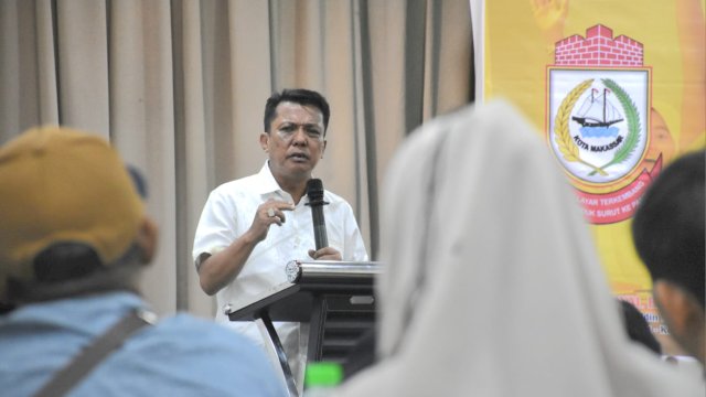 Anggota DPRD Makassar, Abdul Wahab Tahir sosialisasikan Perda Penyelenggaraan Pendidikan, di Hotel Royal Bay, Jl Sultan Hasanuddin, Minggu (30/7/2023).