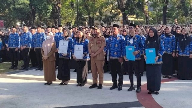 Ribuan ASN Lingkup Pemprov Sulsel Terima SK, Gubernur Harap Lebih Produktif