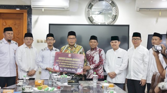Kafilah Makassar Juara STQH Sulsel XXXIII Dapat Bonus