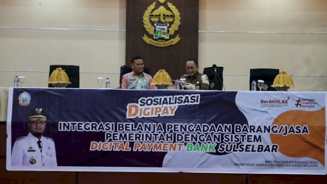 Biro Pengadaan Barang dan Jasa Sulsel Gelar Sosialisasi Digitalisasi Belanja Pemerintah