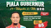 Dispora Sulsel Gelar Kejuaraan Sepak Bola Piala Gubernur U-20, Total Hadiah Rp85 Juta