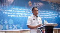 Pj Sekda Buka Lokakarya Evaluasi Pelaksanaan Rencana Aksi Daerah Percepatan Penanganan Anak Tidak Sekolah