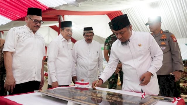 Di Sidrap, Gubernur Andi Sudirman Sulaiman Resmikan Pondok Pesantren Tahfidzul Qur&rsquo;an Ibrahim