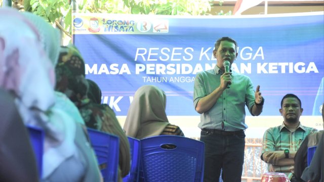 Anggota DPRD Makassar, Supratman serap aspirasi Warga Kecamatan Manggala, Sabtu (5/8/2023).