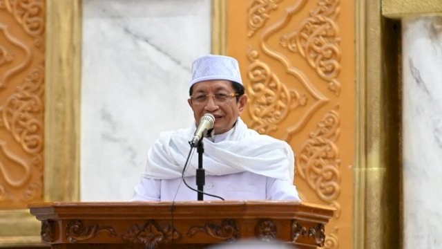 Ketua Umum Pengurus Pusat Pondok Pesantren As'adiyah Sengkang Prof. Dr. K.H. Nasaruddin Umar, M.A.