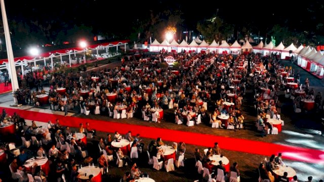 2000 Kepala Desa dan Lembang se-Sulsel Hadiri Gala Dinner di Rujab Gubernur