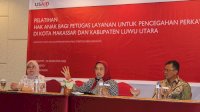 DPPPA Dalduk KB Sulsel – USAID ERAT Gelar Pelatihan Petugas Layanan untuk Cegah Perkawinan Anak
