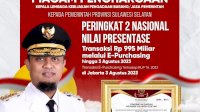 E-Katalog Sulsel Meningkat Rp995 Miliar, Gubernur Diganjar Penghargaan Terbaik 2 Nasional dari LKPP