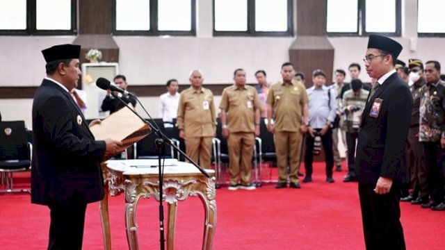 Pj Gubernur Bahtiar Kukuhkan Kepala Perwakilan BPKP Sulsel