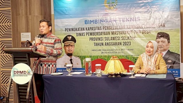 Dinas PMD Sulsel Kenalkan Aplikasi SISWADES pada Bimtek 2023