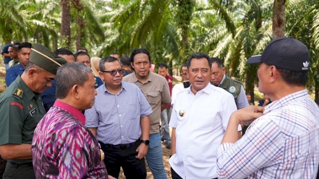 Pj Gubernur Produktifkan Lahan Milik PTPN XIV untuk Ditanami Pisang