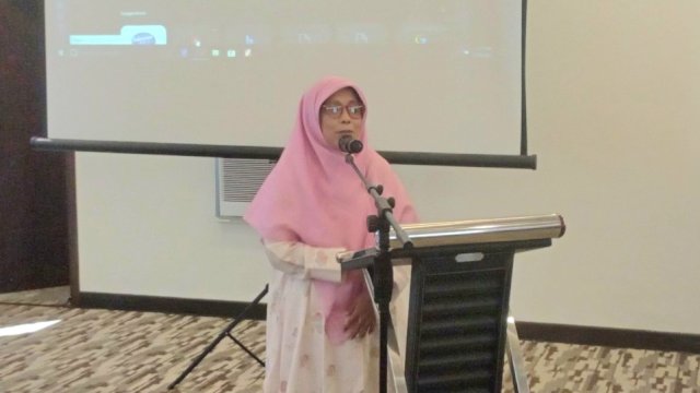 Anggota DPRD Makassar, Yeni Rahman sosialisasikan Perda Kepemudaan, di Hotel Golden Tulip Essential, Jalan Sultan Hasanuddin Makassar, Rabu (30/8/2023).