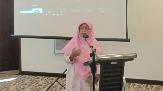 Anggota DPRD Makassar, Yeni Rahman bahas Ranperda Pemajuan Kebudayaan di Kota Makassar, di Hotel Golden Tulip, Minggu (27/8/2023).