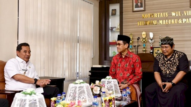 Pj Gubernur Sowan ke NU Sulsel, Minta Masukan dan Dukungan Jalankan Program Prioritas