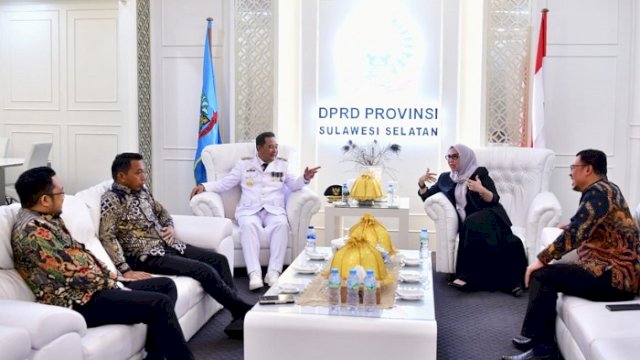 Pj Gubernur Sulsel Silaturahmi ke Pimpinan dan Fraksi DPRD Sulsel