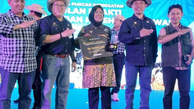 Petugas Reproduksi Inseminator Asal Sulsel Juara I Tingkat Nasional di Ajang Bulan Bhakti Peternakan dan Kesehatan Hewan
