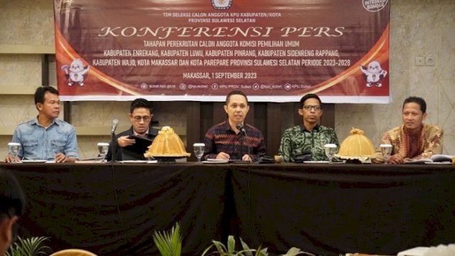 Pendaftar Calon Komisioner KPU di 7 Kabupaten/Kota Capai 532 Orang, Terbanyak Makassar