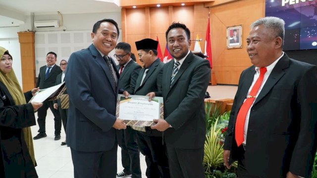 Camat Manggala, Andi Anshar AP mengikuti pelatihan kepemimpinan administrator LAN angkatan VI l, di Puslatbang KMP Makassar, Jalan Raya Baruga, Rabu (11/10/2023).