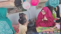 Posyandu Ceria PKK Manggala, Hadirkan Pendongen dan Tempat Bermain Untuk Anak