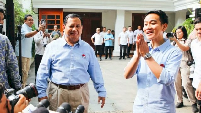 Prabowo Subianto dan Gibran Rakabuming Raka. (@psi_id)