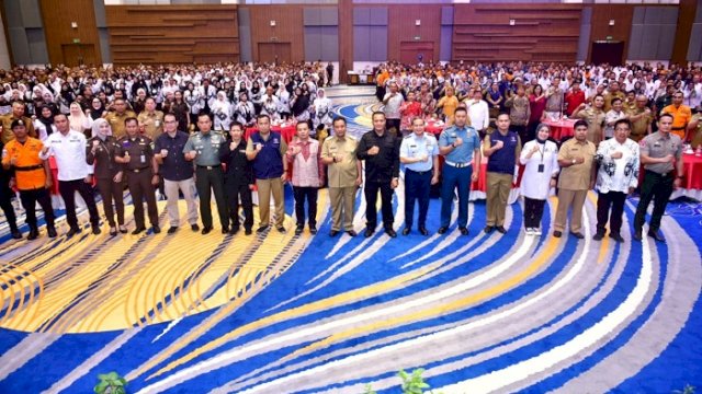 Dipimpin Pj Gubernur Sulsel, Penyelenggara Urusan Pemerintahan Deklarasikan Netralitas di Pemilu dan Pilkada