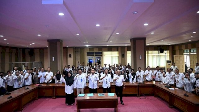 Diskominfo-SP Sulsel Telah Ikrar Pakta Integritas dan Komitmen Netral di Pemilu 2024