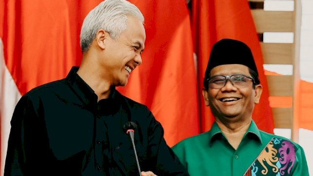Ganjar Pranowo dan Mahfud MD. (@ganjarpranowo)