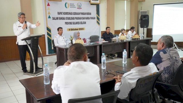 Dukung Penguatan Pangan di Sulsel, Pj Sekda Sulsel Buka Rakor Gerakan Pangan Murah