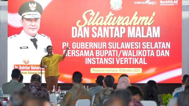 Pj Gubernur Bahtiar Silaturahmi dengan Bupati, Walikota dan Instansi Vertikal di Sulsel
