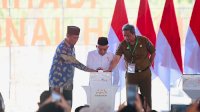 Pj Sekda Sulsel Dampingi Wapres Ma’ruf Amin Ground Breaking Masjid Hj Andi Nurhadi dan AAS International Hospital