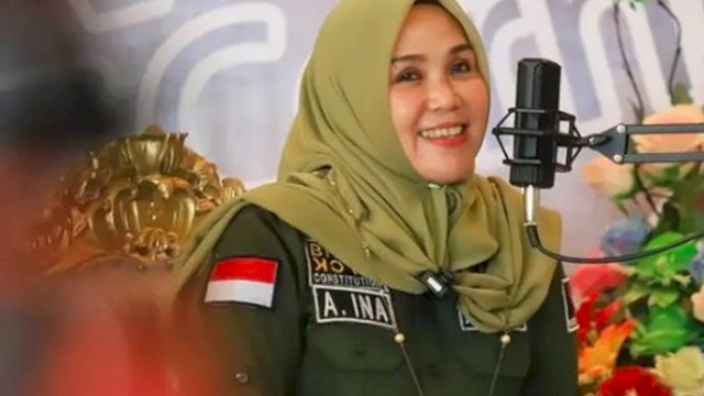 Bendahara DPD I Golkar Sulsel, Andi Ina Kartika Sari. (int)