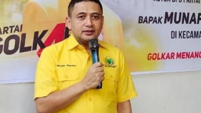 Ketua DPD II Golkar Makassar, Munafri Arifuddin.