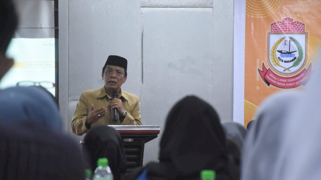 Anggota DPRD Makassar, Wahab Tahir sosialisasikan Perda Kepemudaan, di Hotel Royal Bay Makassar, Rabu (29/11/2023).