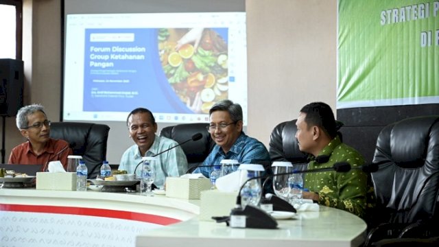FGD Dihadiri Utusan Khusus Presiden, Plh Sekda Sulsel Bahas Strategi Pengembangan Ketahanan Pangan